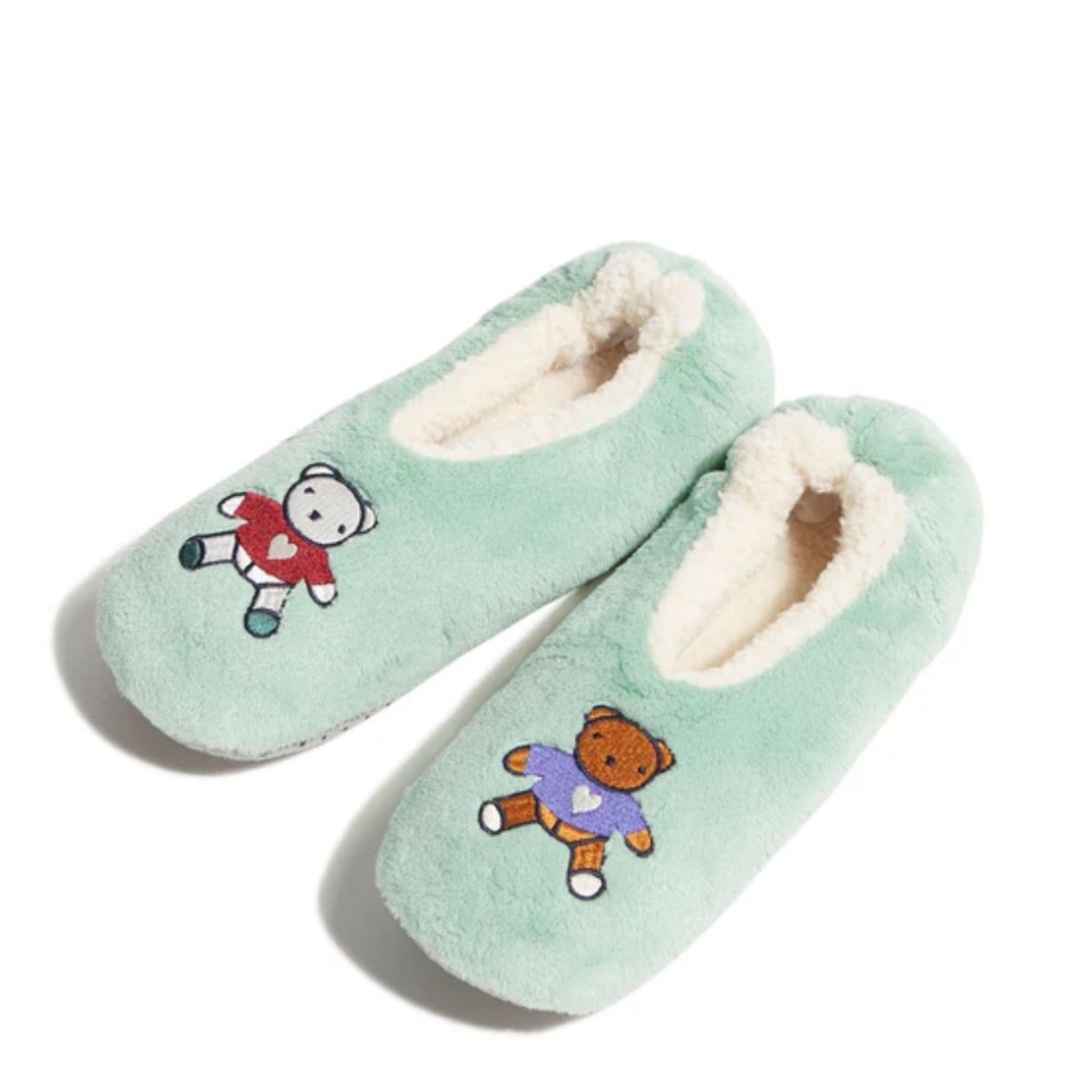 VERA BRADLEY TOASTY TEDDIES SLIPPERS